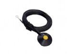 Iteco Trading S.r.l. - Uzemňovací kábel, 3,3m, 10mm/5mm, 1Mohm, čierny